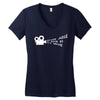 never judge a book by it's movie Women's V-Neck T-Shirt