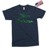 merry christmas green glitter Exclusive T-shirt