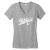 the darkness new Women's V-Neck T-Shirt