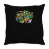 rad fink Throw Pillow