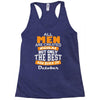 all men are created equal but only the best are born in october Racerback Tank