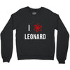 i heart leonard Crewneck Sweatshirt
