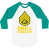 grill sergeant military 3/4 Sleeve Shirt
