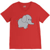 elephant cute V-Neck Tee