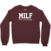 milf man i love fishing funny porn fisherman cool Crewneck Sweatshirt