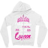 Celebrating With the 3rd Birthday Queen Zipper Hoodie