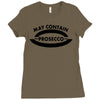 may contain prosecco Ladies Fitted T-Shirt