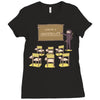 ninja school Ladies Fitted T-Shirt
