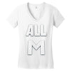 all m Women's V-Neck T-Shirt