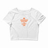 occupy wall street t shirt 99% organize carry on anti corporate greed Crop Top
