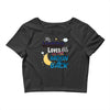 mommy  moon&amp;back Crop Top