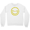 evil smiley emoticon Crewneck Sweatshirt