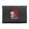 skull &amp; flames Accessory Pouches