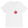 Mars and Astronaut V-Neck Tee