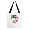 teacher saurus Tote Bags