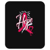 breast cancer awareness hope ribbon heart Mousepad