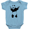 banksy panda pop Baby Onesie