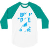 BORN TO BE AWESOME 3/4 Sleeve Shirt