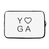 yoga heart Laptop sleeve