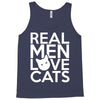 real men love cats (4) Tank Top
