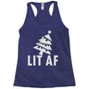 lit af Racerback Tank