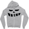 smiling teeth pumpkin face Zipper Hoodie