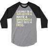 natural queens rock 3/4 Sleeve Shirt