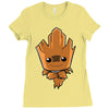 we are groot!! Ladies Fitted T-Shirt