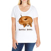 beagle bagel Ladies Curvy T-Shirt
