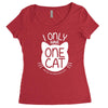 i only have one cat my cat has a few cat Women's Triblend Scoop T-shirt