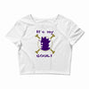 It's My Soul ! King Music Brook Crop Top