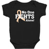 No 0ne Fights Alone Baby Bodysuit