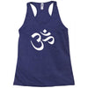 hare krishna aum Racerback Tank