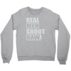 real men shoot raw Crewneck Sweatshirt