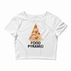 pizza lover's food pyramid Crop Top