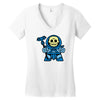 mitesized skeleboy Women's V-Neck T-Shirt