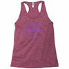 someone left paw prints on my heart Racerback Tank