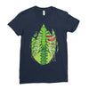 skeletal halloween Ladies Fitted T-Shirt