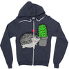 prickly love Zipper Hoodie