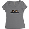 shotgun shuts his cakehole Women's Triblend Scoop T-shirt