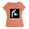 game over baby Women's Triblend Scoop T-shirt