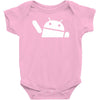 android waving sticker vinyl decal logo car truck window droid cell ph Baby Onesie