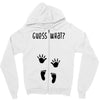 Guess What Baby Inside Pregnancy Announcement Zipper Hoodie