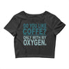 do you like coffee Crop Top