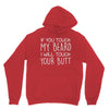 moustache touch my beard Youth Hoodie
