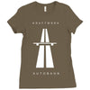 road autobahn Ladies Fitted T-Shirt