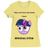 twilight has special eyes Ladies Fitted T-Shirt
