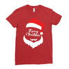 santa claus merry christmas Ladies Fitted T-Shirt