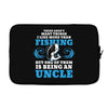 Fishing Uncle Laptop cover