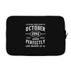 legends were born in october genuıne 1996 qualıty one kind of aged l Laptop sleeve